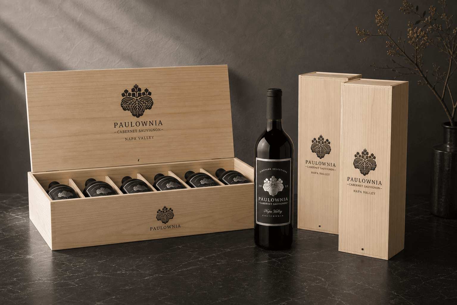 HAYASHI WINES corporate gift presentation